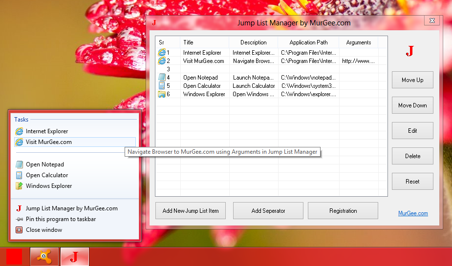 Add Single or Multiple Shortcuts to Taskbar Right Click on Windows 8