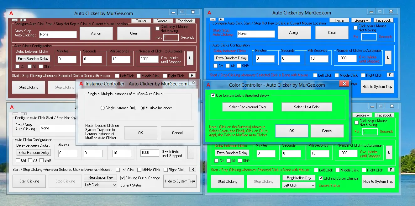Single or Multiple Instances of MurGee Clicker