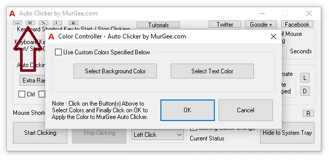 Change Color of Auto Clicker