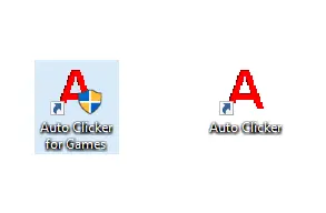 Desktop Shortcut of Auto Clicker for Games