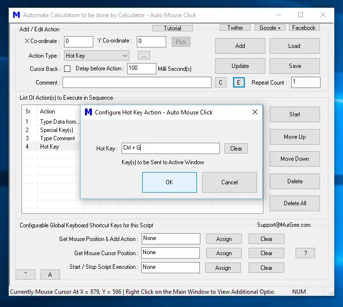 Automate Keystroke Combinations from Macro Script