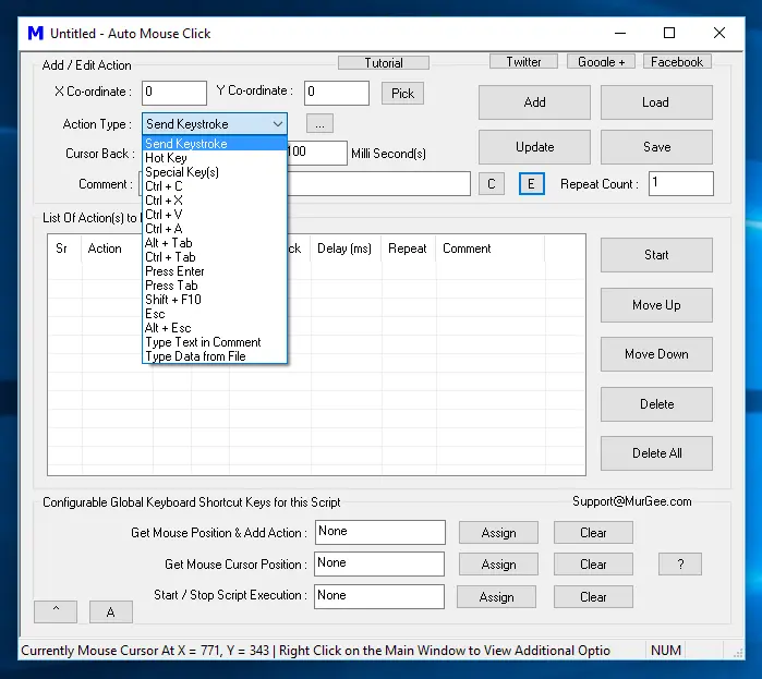 Automate Sequence of Keystrokes on Windows