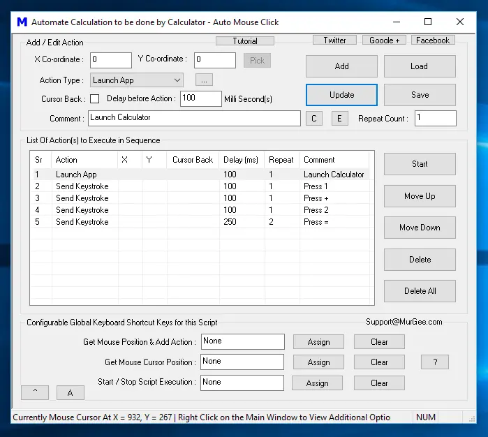 Automate a Windows Application by Sending a Sequence of Keystrokes