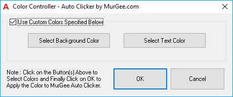 Change Color of Auto Clicker
