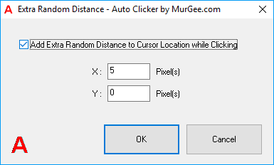 Random Distance for Automated Mouse Clicking