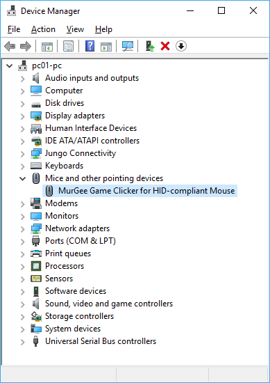 Verification of Game Clicker Installation on Windows 10